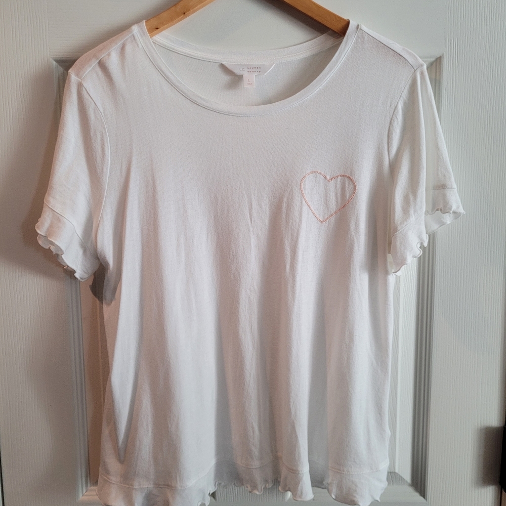 Lauren Conrad Women's Short Sleeve Tshirt Blouse